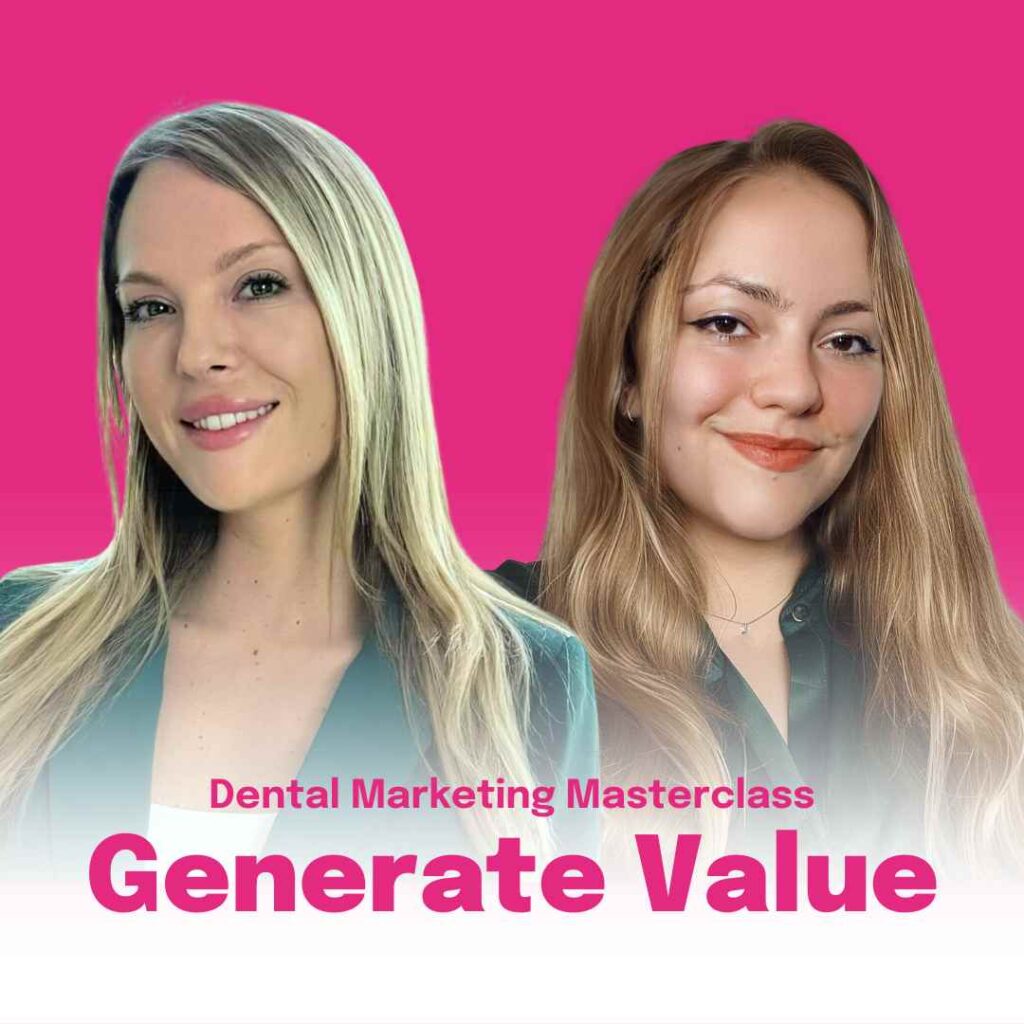generate value dental marketing course
